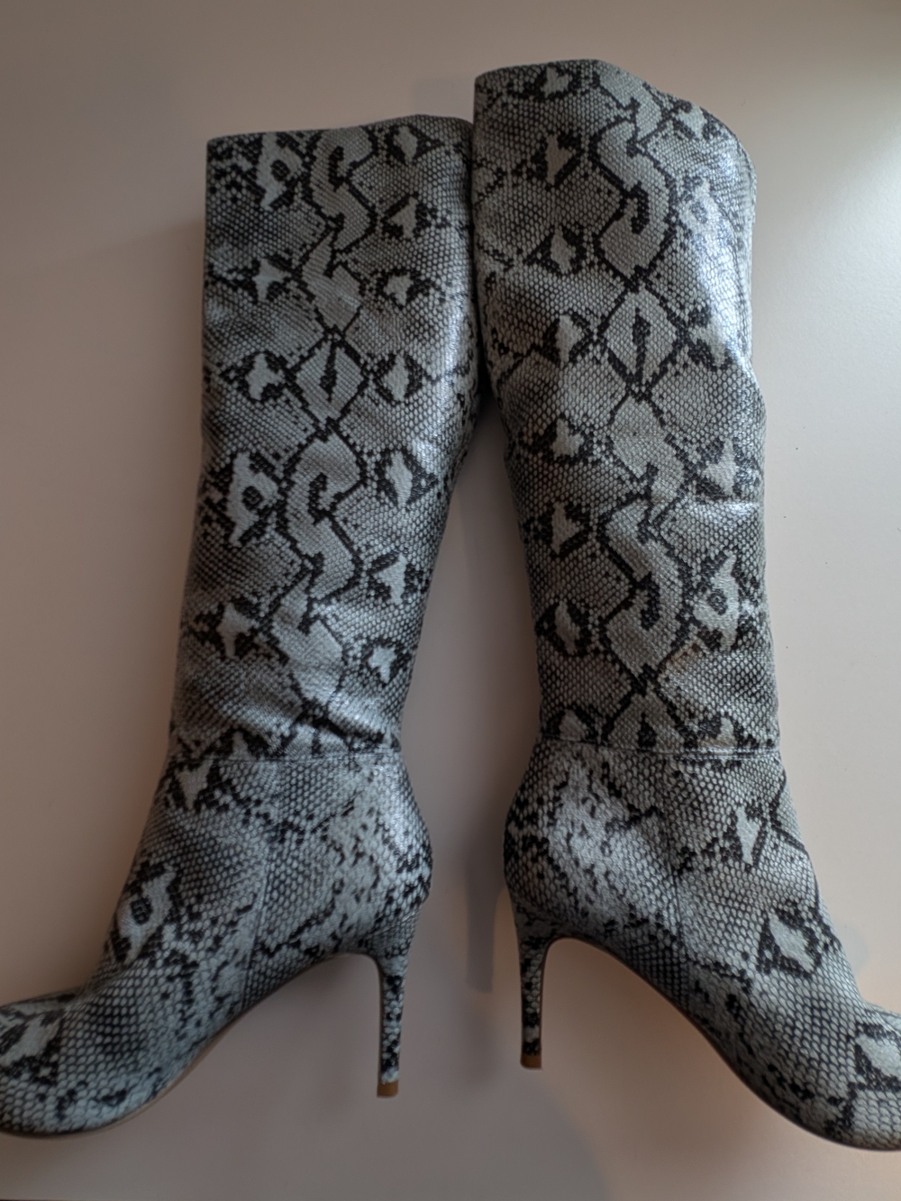 Steve Madden Kimari snake-print boots - Picture 3 of 4